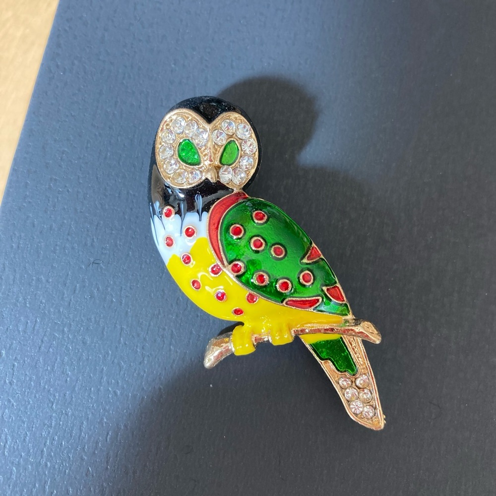 Brooch. OWL. NEW. BEAUTIFUL - Picture 3 of 16